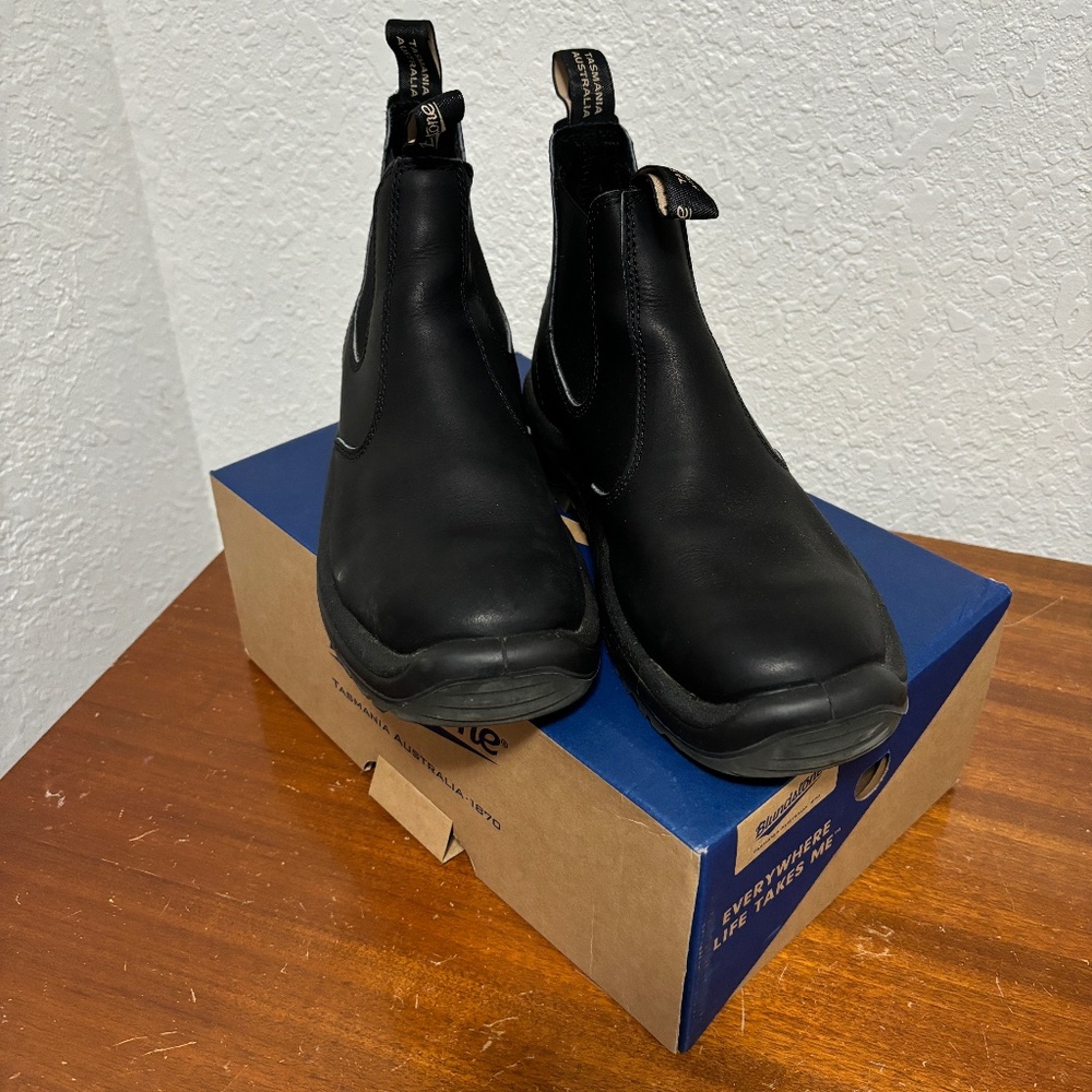Blundstone 491 Soft Toe Elastic Slip-on Boot Water Resistant AU Men's 9.5